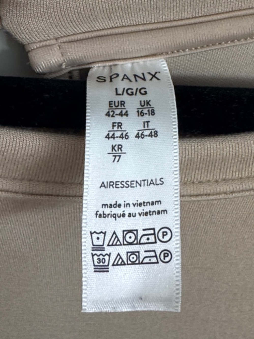 SPANX Airessentials Neutral Beige Midi Jumpsuit, L, New with tags - Picture 7 of 10